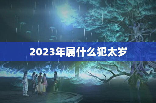 2023年属什么犯太岁