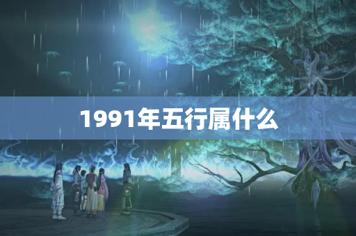 1991年五行属什么