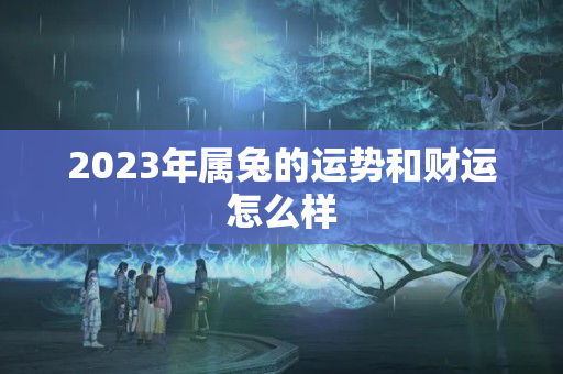 2023年属兔的运势和财运怎么样