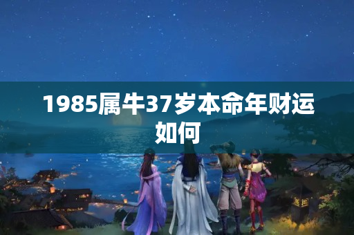 1985属牛37岁本命年财运如何