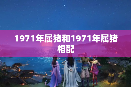 1971年属猪和1971年属猪相配