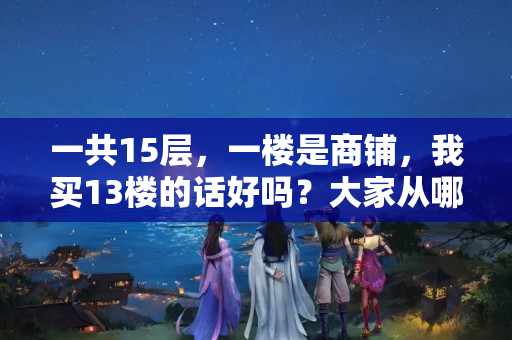 一共15层，一楼是商铺，我买13楼的话好吗？大家从哪里买