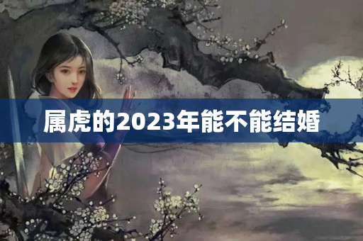 属虎的2023年能不能结婚