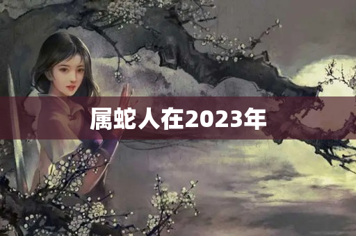 属蛇人在2023年