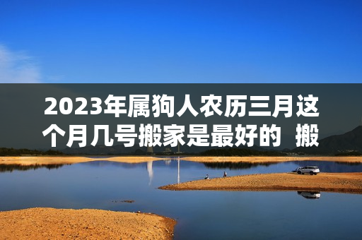 2023年属狗人农历三月这个月几号搬家是最好的  搬家吉日选择