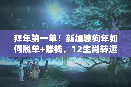 拜年第一单！新加坡狗年如何脱单+赚钱，12生肖转运秘籍都在这儿？如何破解