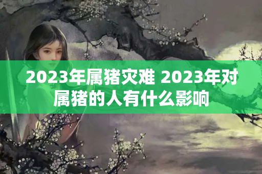 2023年属猪灾难 2023年对属猪的人有什么影响