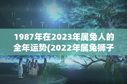 1987年在2023年属兔人的全年运势(2022年属兔狮子座的全年运势)