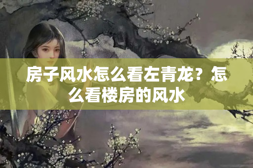 房子风水怎么看左青龙？怎么看楼房的风水