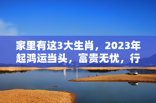 家里有这3大生肖，2023年起鸿运当头，富贵无忧，行沐浴大运财运如何