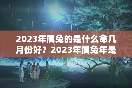 2023年属兔的是什么命几月份好？2023年属兔年是什么命五行