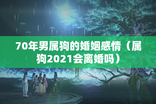 70年男属狗的婚姻感情（属狗2021会离婚吗）