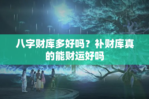 八字财库多好吗？补财库真的能财运好吗