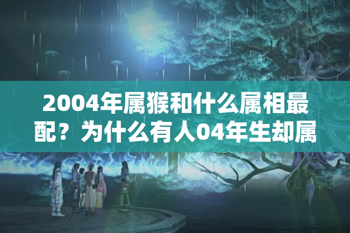 2004年属猴和什么属相最配？为什么有人04年生却属鸡人