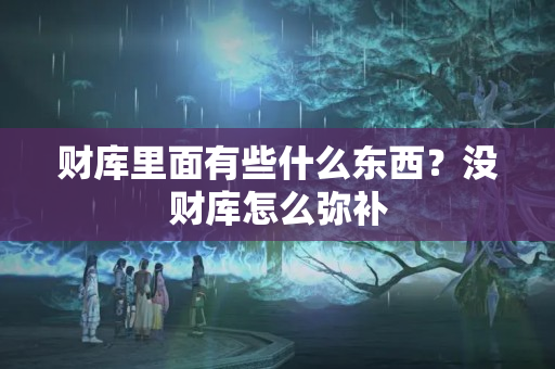 财库里面有些什么东西？没财库怎么弥补