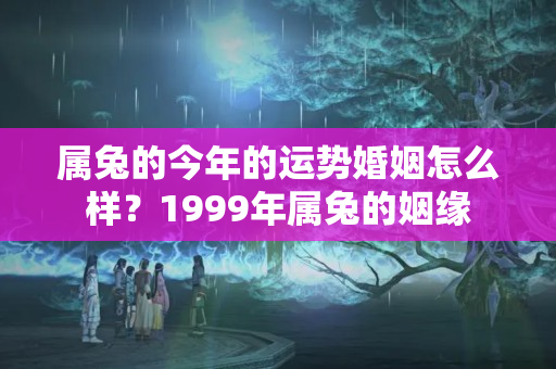 属兔的今年的运势婚姻怎么样？1999年属兔的姻缘