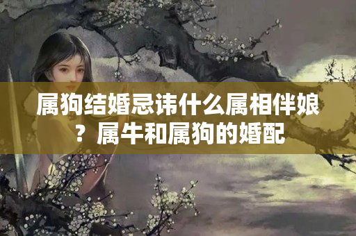 属狗结婚忌讳什么属相伴娘？属牛和属狗的婚配