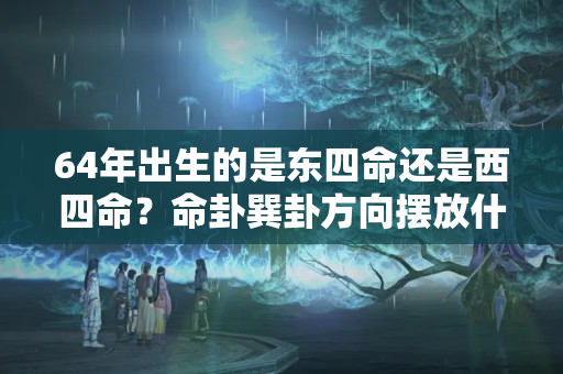 64年出生的是东四命还是西四命？命卦巽卦方向摆放什么好