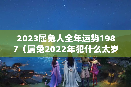 2023属兔人全年运势1987（属兔2022年犯什么太岁最好）