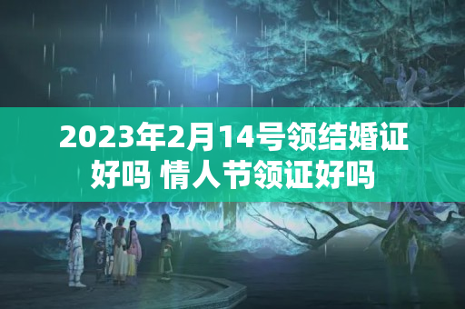 2023年2月14号领结婚证好吗 情人节领证好吗