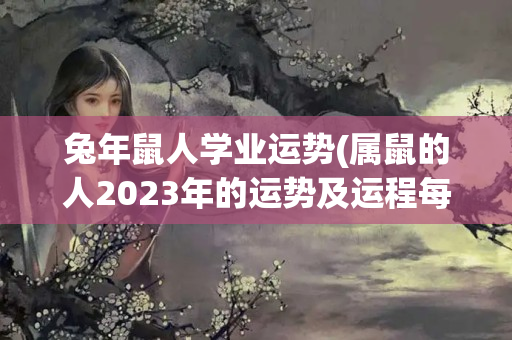 兔年鼠人学业运势(属鼠的人2023年的运势及运程每月运程)