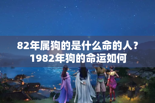 82年属狗的是什么命的人？1982年狗的命运如何