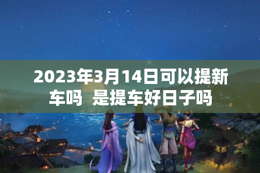 2023年3月14日可以提新车吗  是提车好日子吗