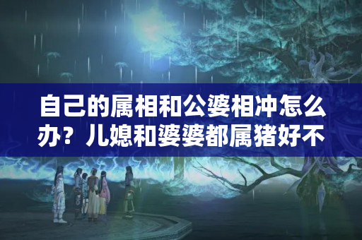 自己的属相和公婆相冲怎么办？儿媳和婆婆都属猪好不好相处