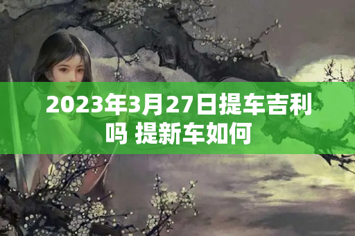 2023年3月27日提车吉利吗 提新车如何