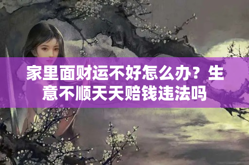 家里面财运不好怎么办？生意不顺天天赔钱违法吗