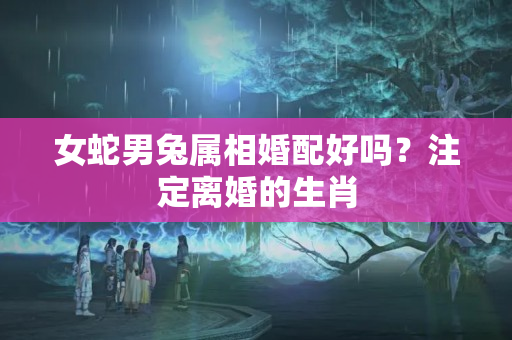 女蛇男兔属相婚配好吗？注定离婚的生肖