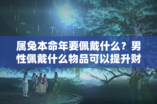 属兔本命年要佩戴什么？男性佩戴什么物品可以提升财运