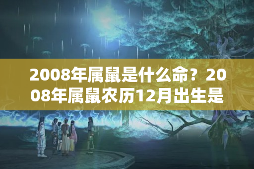 2008年属鼠是什么命？2008年属鼠农历12月出生是什么命