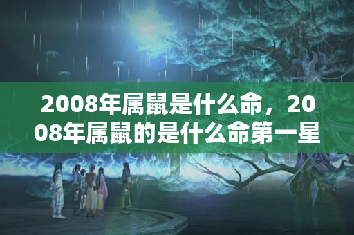 2008年属鼠是什么命，2008年属鼠的是什么命第一星座