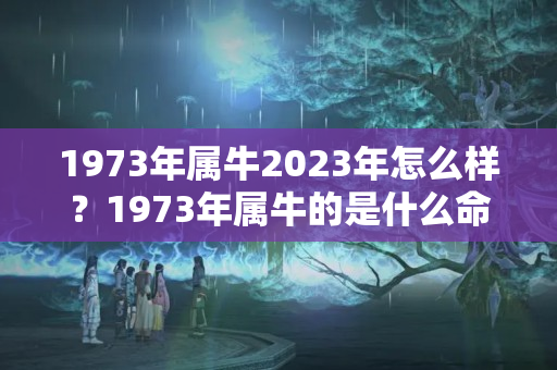 1973年属牛2023年怎么样？1973年属牛的是什么命2023年运势