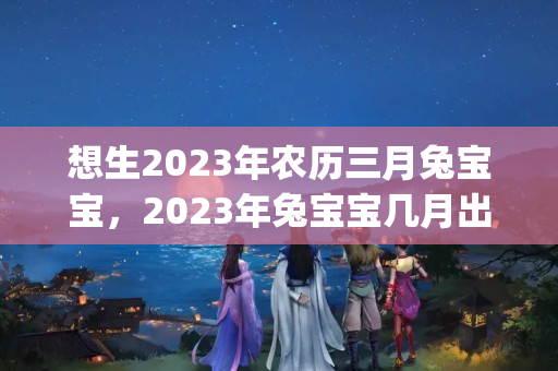 想生2023年农历三月兔宝宝，2023年兔宝宝几月出生最好_96？兔年孩子出生命运怎么样