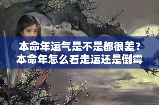 本命年运气是不是都很差？本命年怎么看走运还是倒霉呢