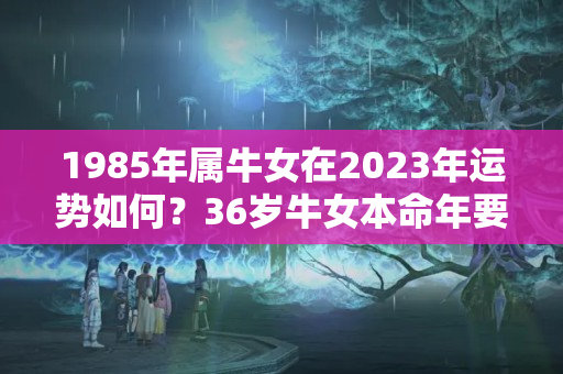 1985年属牛女在2023年运势如何？36岁牛女本命年要注意什么